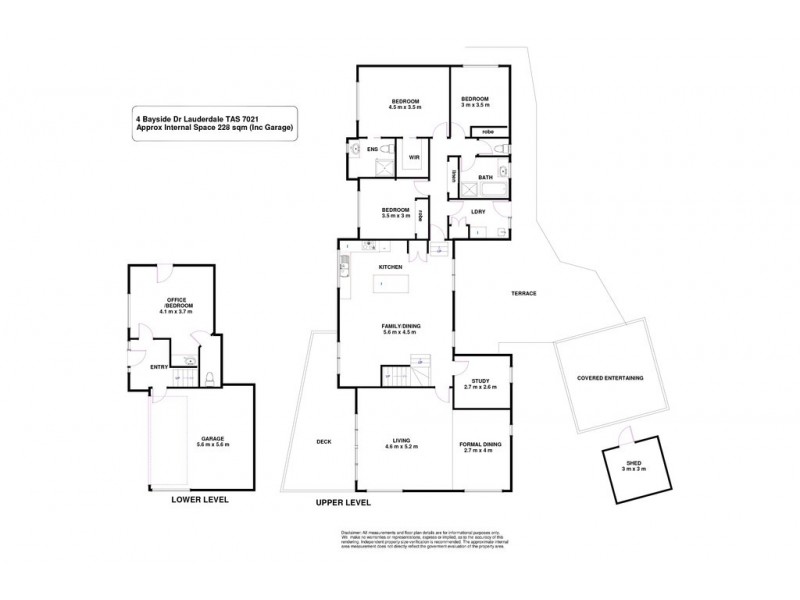 4 BAYSIDE DRIVE, Lauderdale TAS 7021 Floorplan