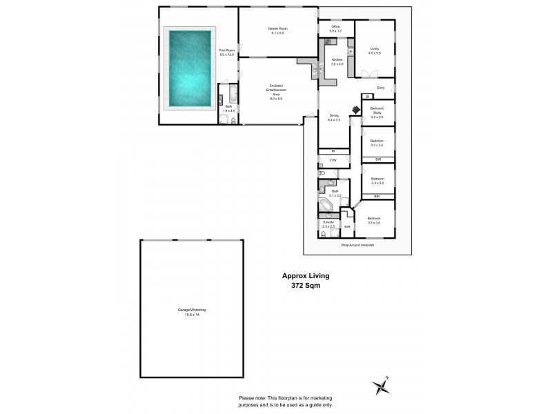 34 Walworth Road, Richmond TAS 7025 Floorplan