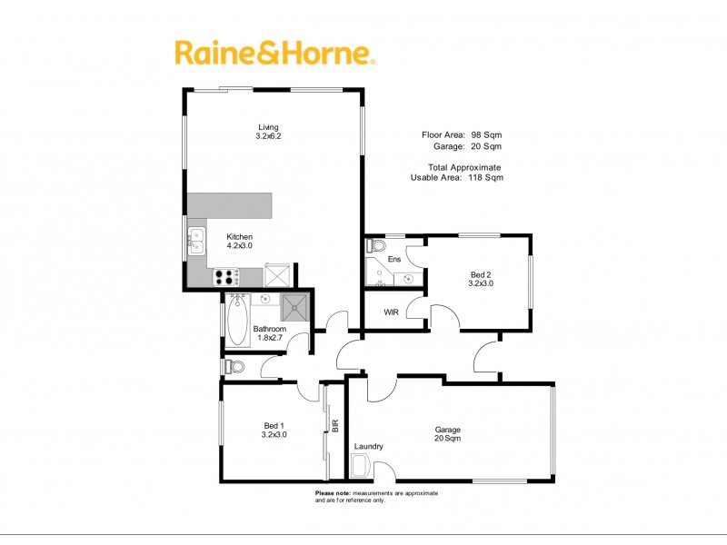 3/30 Horsham Road, Oakdowns TAS 7019 Floorplan