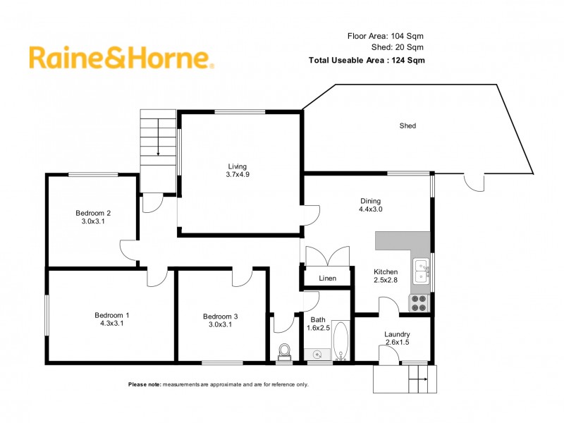 6 Calvert Crescent, Herdsmans Cove TAS 7030 Floorplan