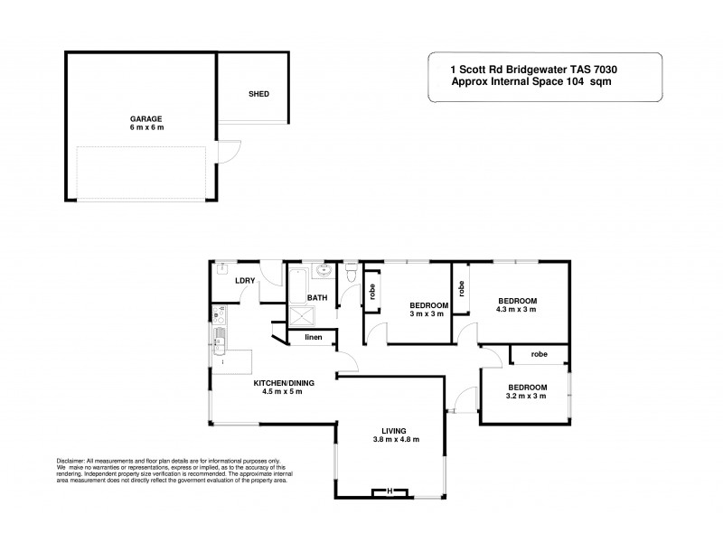 2 Scott Road, Bridgewater TAS 7030 Floorplan