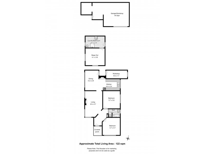13 Vicary Street, Triabunna TAS 7190 Floorplan