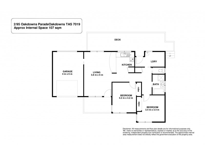 2-95 Oakdowns Parade, Oakdowns TAS 7019 Floorplan