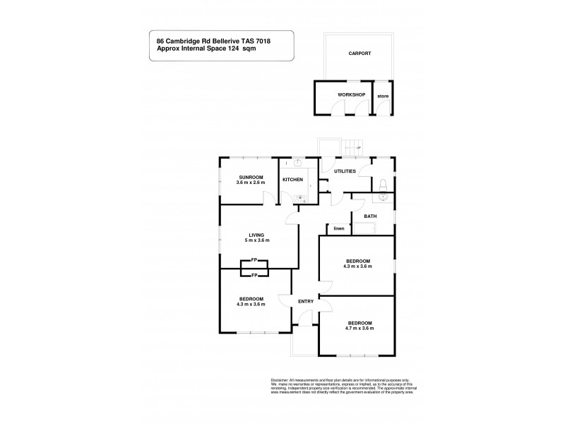 86 Cambridge Road, Bellerive TAS 7018 Floorplan