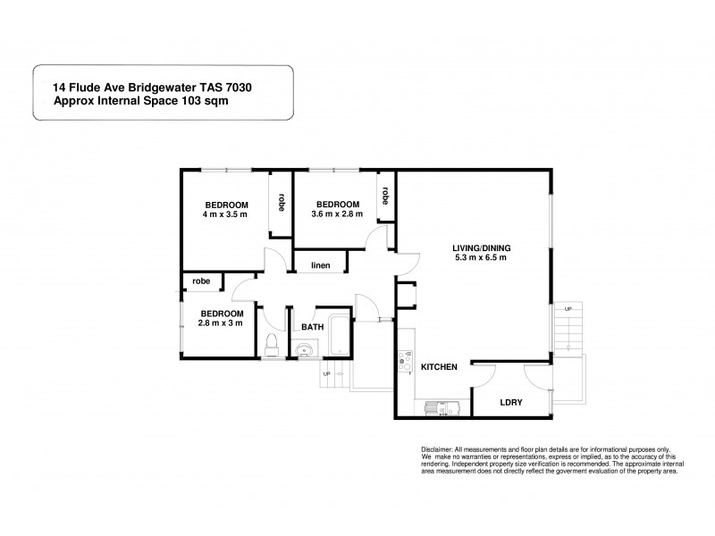 14 Flude Avenue, Bridgewater TAS 7030 Floorplan
