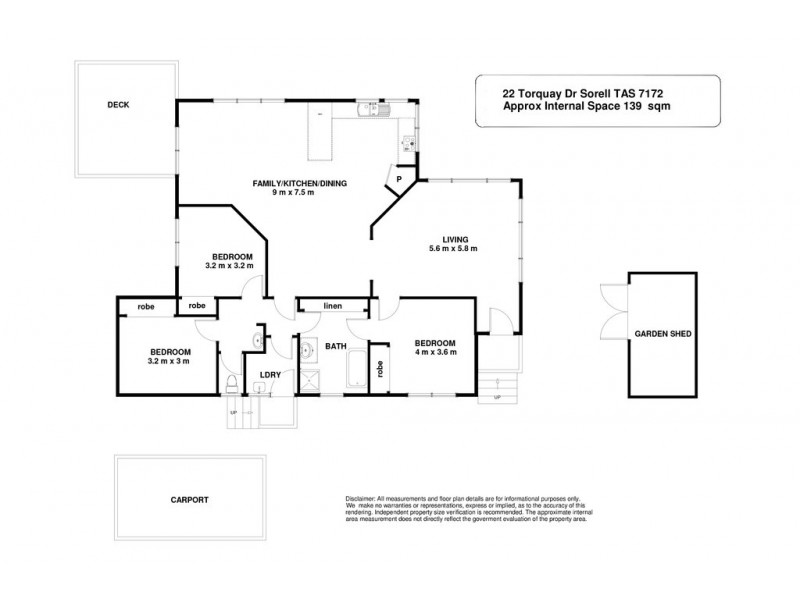 22 Torquay Drive, Sorell TAS 7172 Floorplan