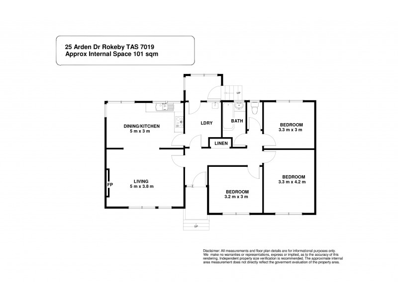 25 Arden Drive, Rokeby TAS 7019 Floorplan