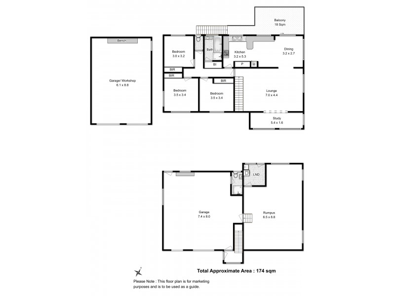 1 Howells Place, Triabunna TAS 7190 Floorplan