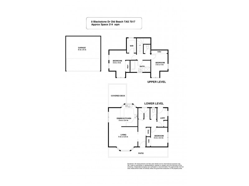 8 Blackstone Drive, Old Beach TAS 7017 Floorplan