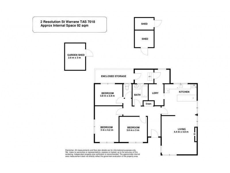 2 Resolution Street, Warrane TAS 7018 Floorplan