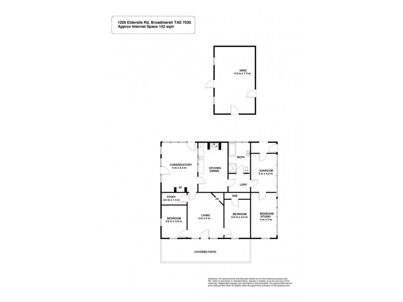 1206 Elderslie Road, Broadmarsh TAS 7030 Floorplan
