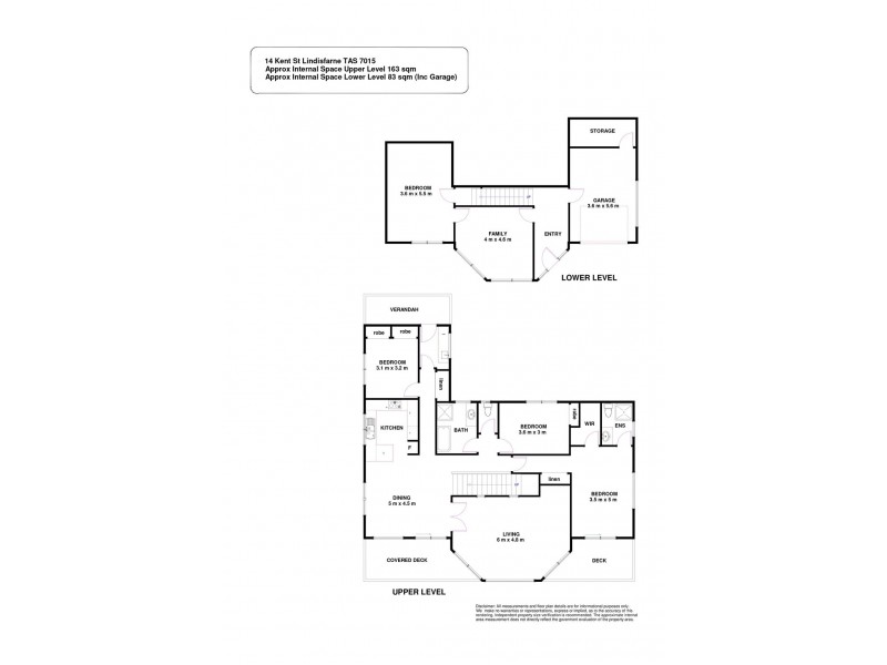 14 Kent Street, Lindisfarne TAS 7015 Floorplan