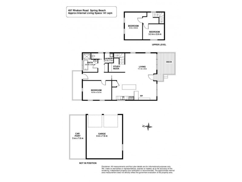 497 Rheban Road, Spring Beach TAS 7190 Floorplan