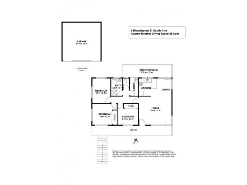 6 Blessington Street, South Arm TAS 7022 Floorplan