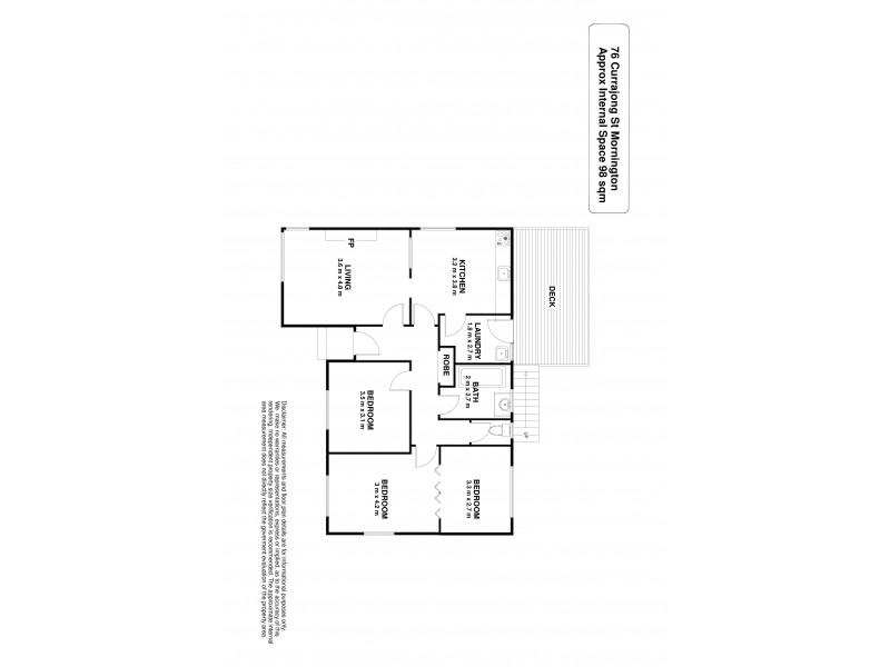 76 Currajong Street, Mornington TAS 7018 Floorplan
