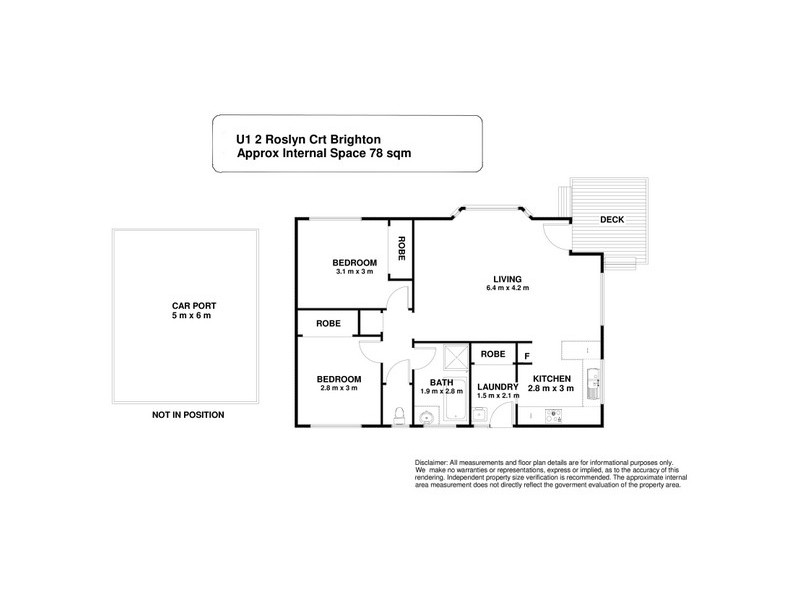 1/2 Roslyn Court, Brighton TAS 7030 Floorplan