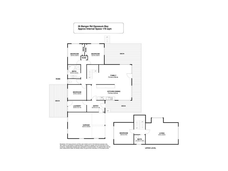 26 Bangor Road, Opossum Bay TAS 7023 Floorplan