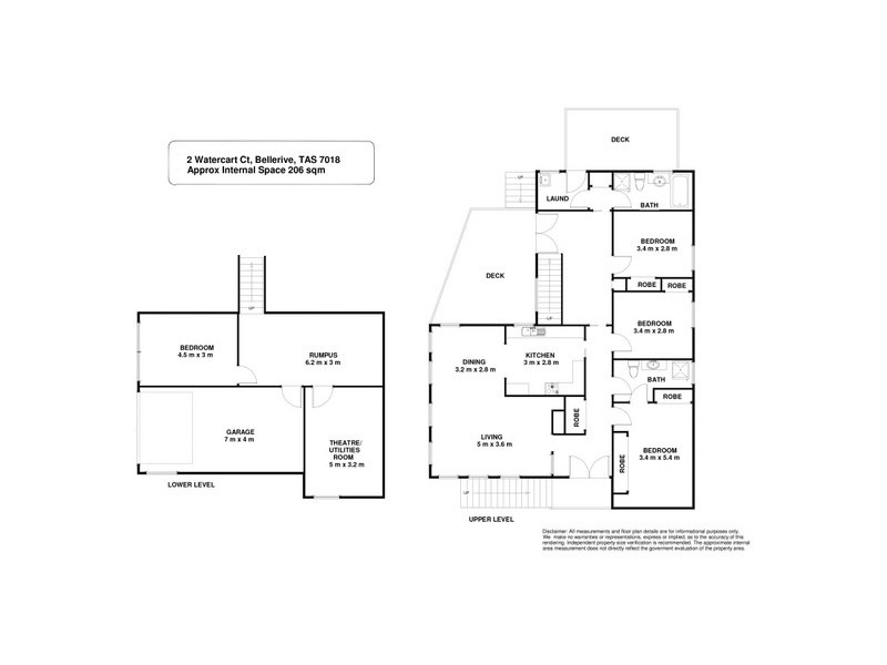 2 Watercart Court, Bellerive TAS 7018 Floorplan