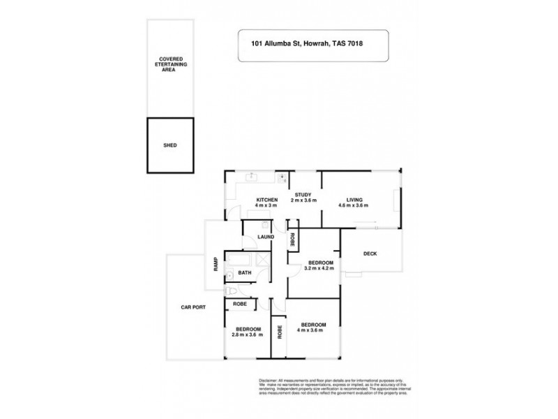 101 Allumba Street, Howrah TAS 7018 Floorplan