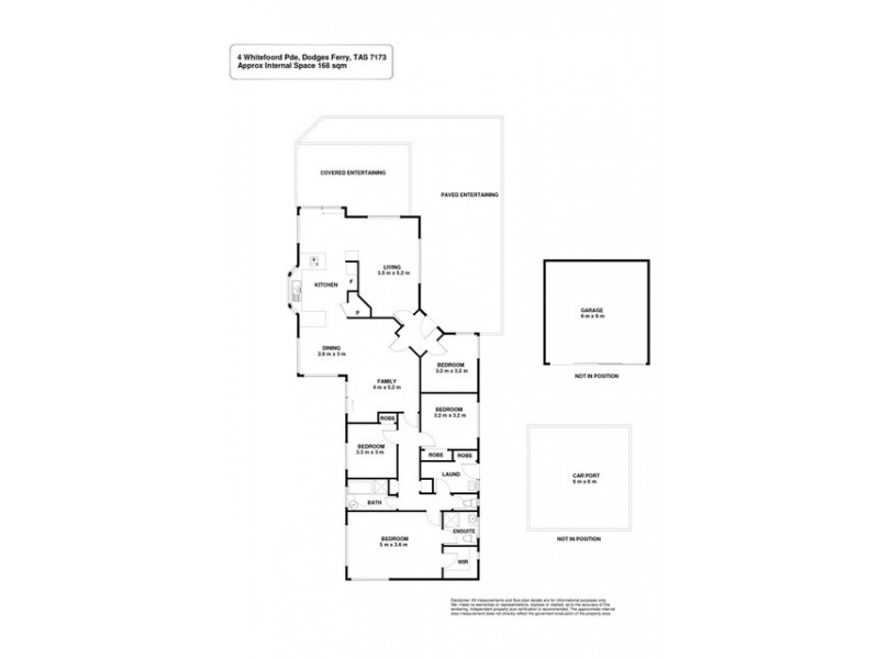 4 Whitefoord Parade, Dodges Ferry TAS 7173 Floorplan