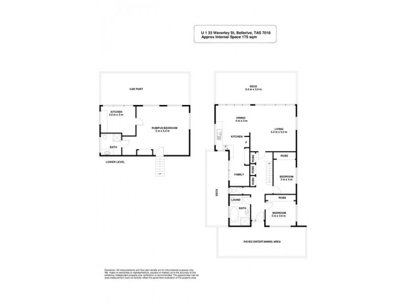 1/33 Waverley Street, Bellerive TAS 7018 Floorplan