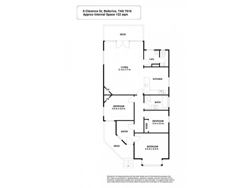 8 Clarence Street, Bellerive TAS 7018 Floorplan