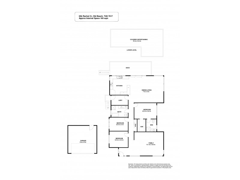 20B Rachel Crescent, Old Beach TAS 7017 Floorplan