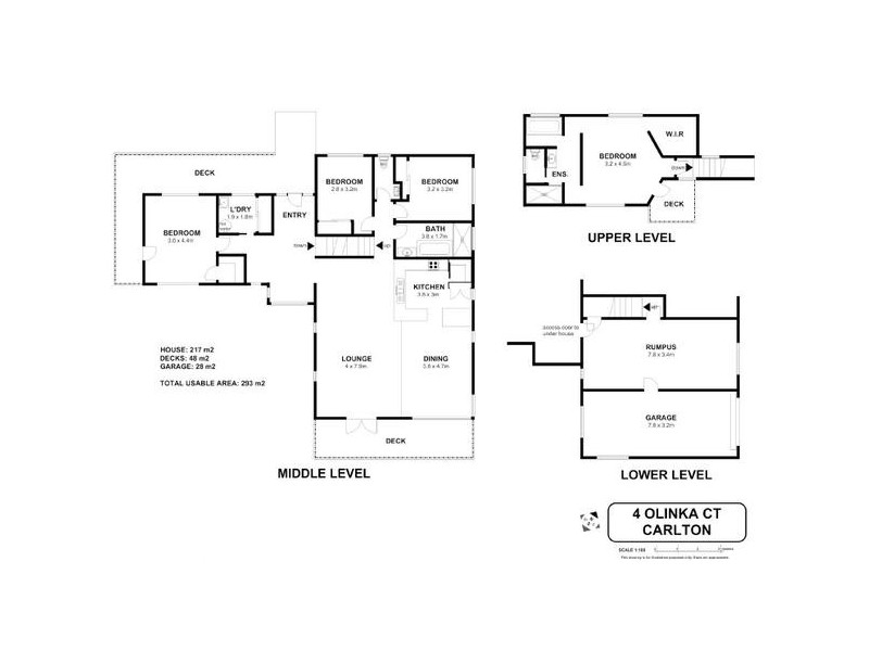 4 Olinka Court, Carlton TAS 7173 Floorplan