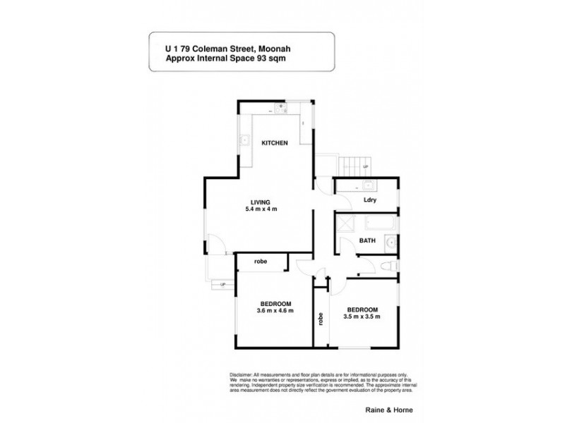 1 @ 79 Coleman Street, Moonah TAS 7009 Floorplan