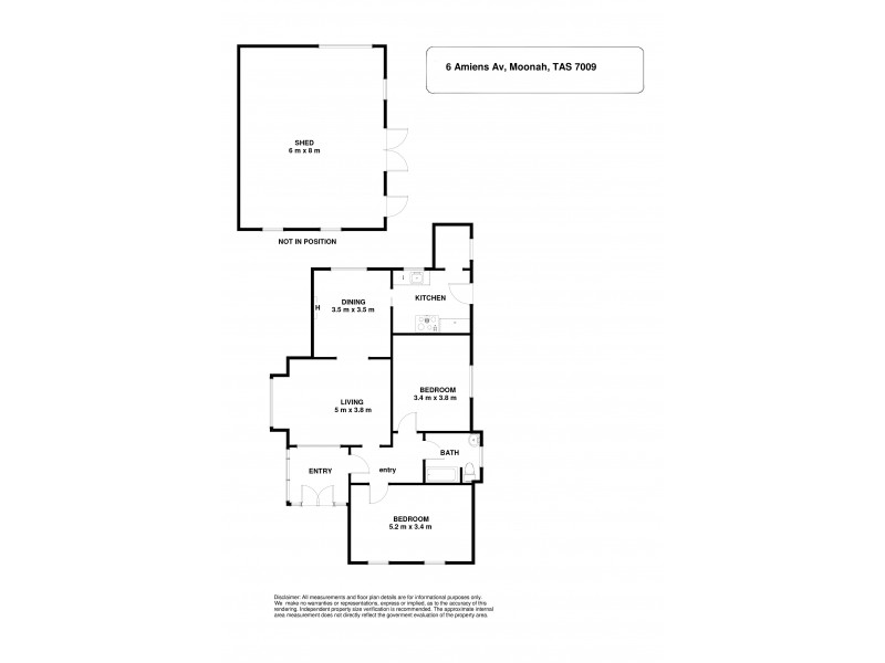 6 Amiens Avenue, Moonah TAS 7009 Floorplan
