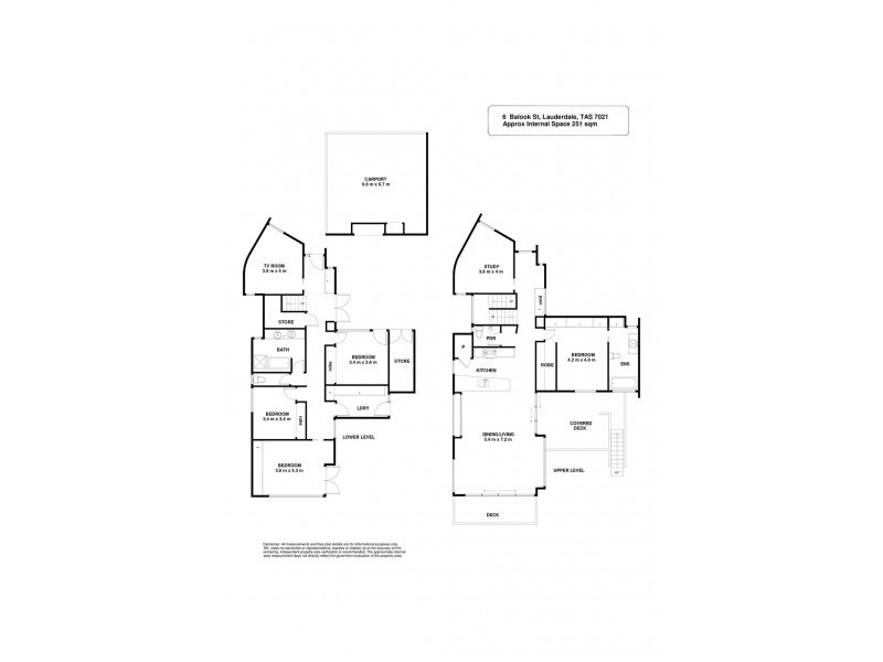 6 Balook Street, Lauderdale TAS 7021 Floorplan