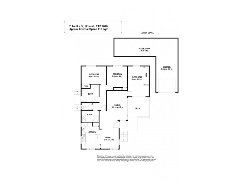 7 Anulka Street, Howrah TAS 7018 Floorplan