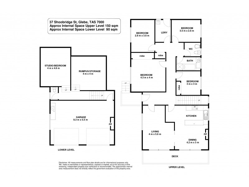 37 Shoobridge Street, Glebe TAS 7000 Floorplan