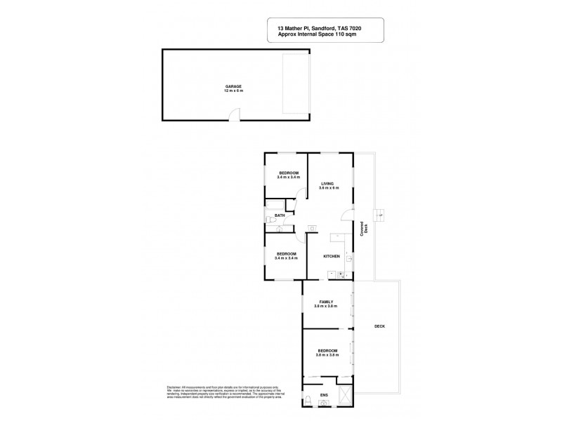 13 Mather Place, Sandford TAS 7020 Floorplan