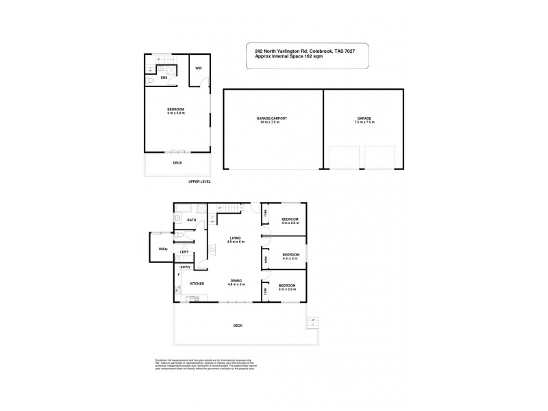 242 North Yarlington Road, Colebrook TAS 7027 Floorplan