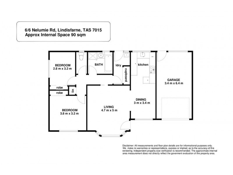 6/6 Nelumie Street, Lindisfarne TAS 7015 Floorplan