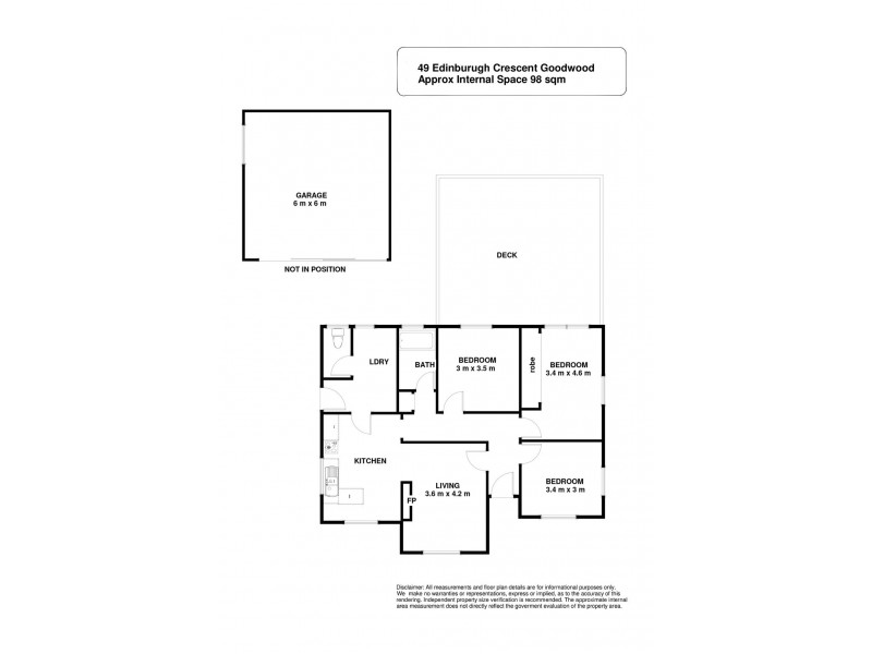 49 Edinburgh Crescent, Goodwood TAS 7010 Floorplan