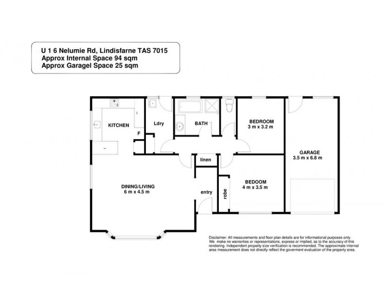 1-6 Nelumie Street, Lindisfarne TAS 7015 Floorplan