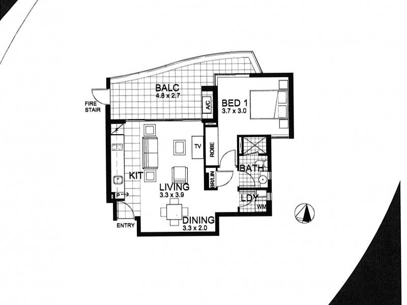 2035/80 Lower Gay Tce – Aspect, Caloundra QLD 4551 Floorplan