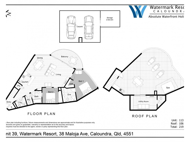 39/38 Maloja Ave- Watermark, Caloundra QLD 4551 Floorplan
