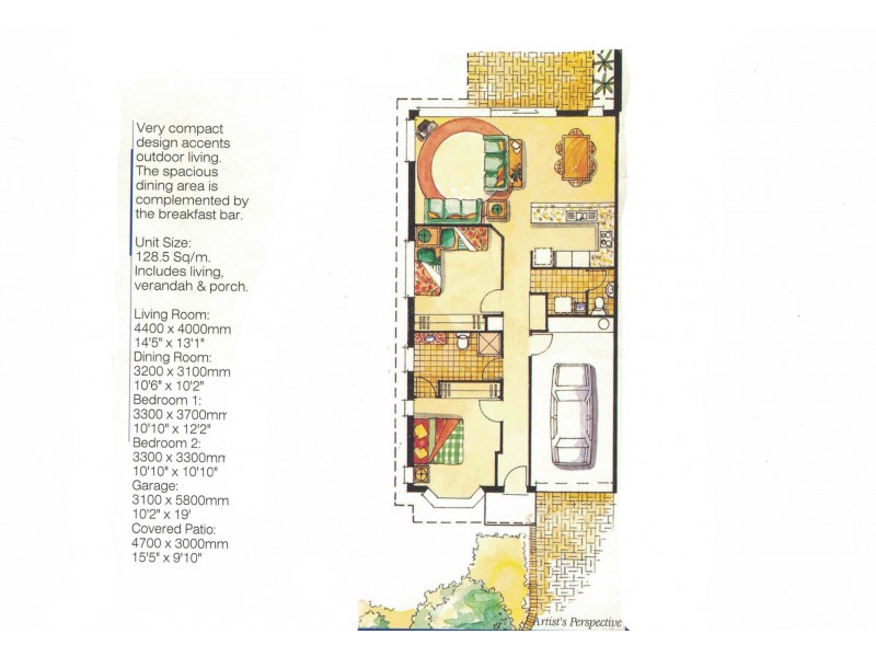 104/40 Lakeside Cr, Currimundi QLD 4551 Floorplan