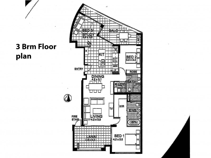 1102/80 Lower Gay Terrace – Aspect, Caloundra QLD 4551 Floorplan