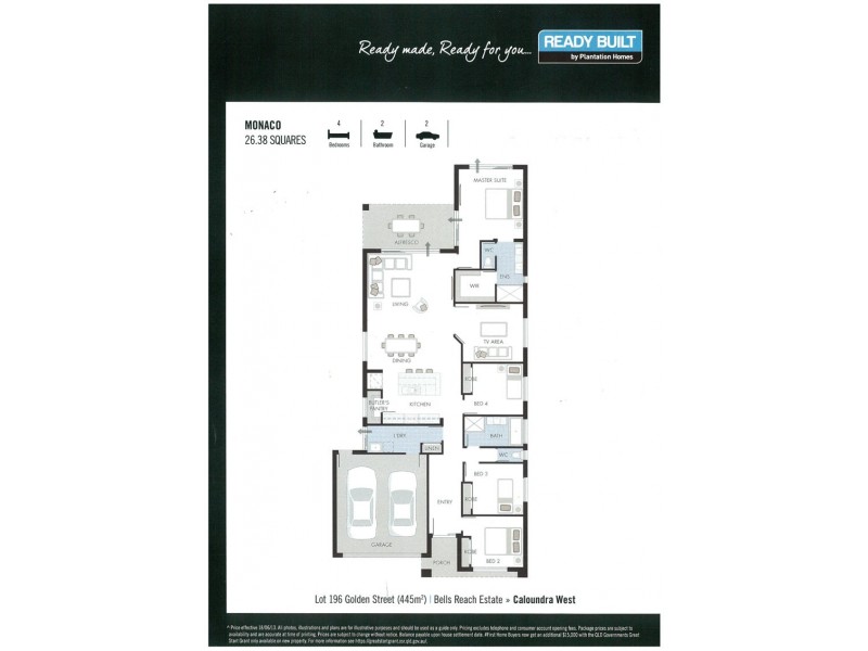 4 Golden Street, Caloundra West QLD 4551 Floorplan