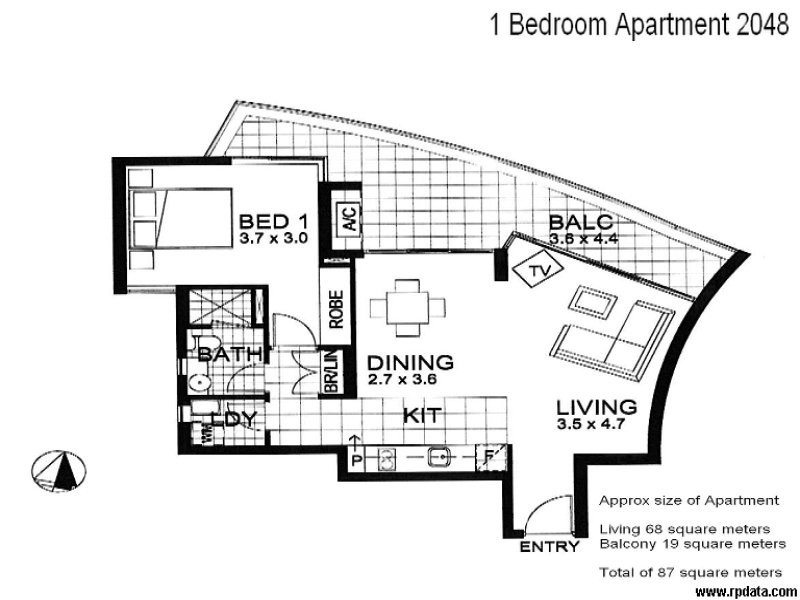 2048/80 Lower Gay Tce – Aspect, Caloundra QLD 4551 Floorplan