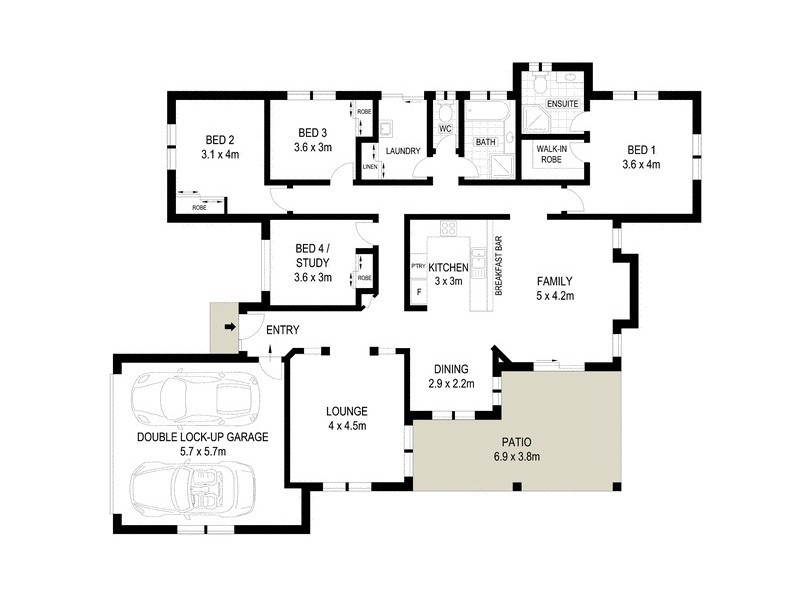 13 Riberry Place, Meridan Plains QLD 4551 Floorplan
