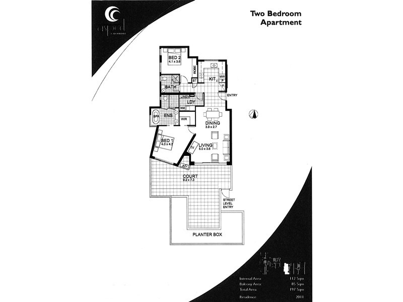 2011/80 Lower Gay Tce – Aspect, Caloundra QLD 4551 Floorplan
