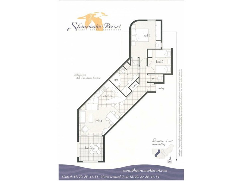 9/79 Edmund St – Shearwater, Kings Beach QLD 4551 Floorplan