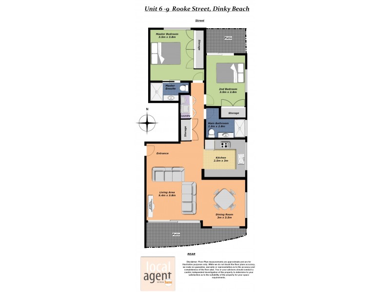 4/9 Rooke St – The Boathouse, Dicky Beach QLD 4551 Floorplan