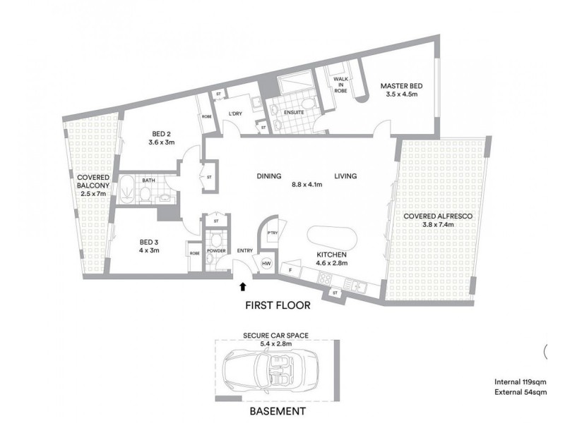 11/1 Raleigh Street, Golden Beach QLD 4551 Floorplan