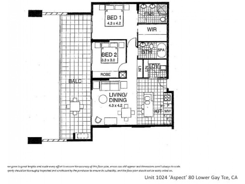 1024/80 Lower Gay Tce, Caloundra QLD 4551 Floorplan